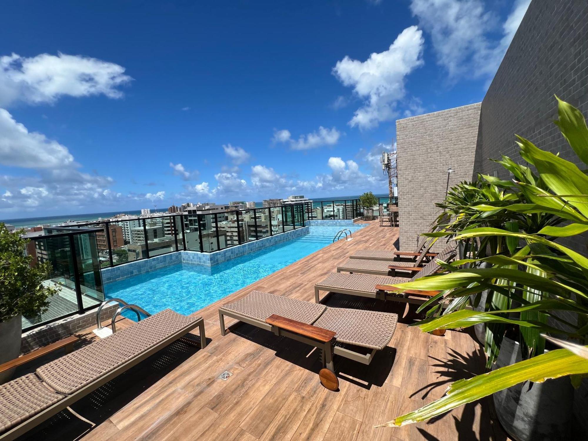 Novissimo, 500M Praia, Garagem, Vista - Luzes Do Arrebol Масейо Экстерьер фото